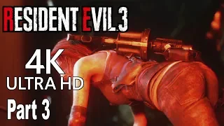 Resident Evil 3 Remake - Walkthrough Part 3 No Commentary [4K]