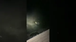 Fireworks Under Ice Explosion