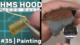 1:350 HMS Hood: Part 35 - Painting the Conning Tower and Signal Platform