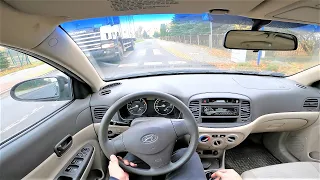 Hyundai Accent III 1.4 95KM (2007) POV Drive Test & Acceleration | 4K #81