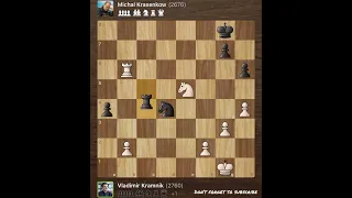 Vladimir Kramnik vs Michal Krasenkow • Wijk aan Zee - Netherland, 2003