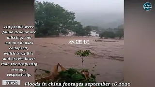 Flood in china | september 2020 | video footages compilation | PLANET DISASTER |
