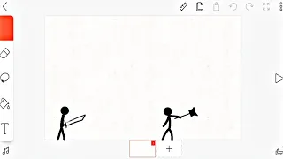 I try make fighting stickfigure inside Flipaclip