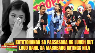 KATOTOHANAN sa PAGSASARA ng Lunch Out Loud, Dahil sa Mababang Ratings