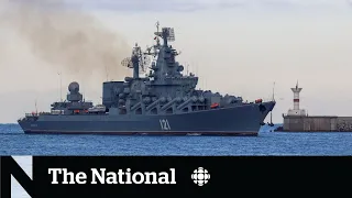 Ukraine claims missile attack on key Russian warship in blow for Moscow