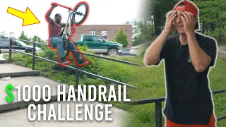 $1000 Long Handrail Challenge! (Part 2)
