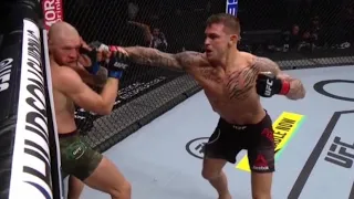 Ufc 257 Slow motion Dustin poirier knocked out Connor Mcgregor