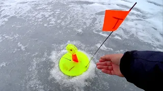 ЩУКА НА ЖЕРЛИЦЫ на опасном льду! Зимняя рыбалка 2020-2021!