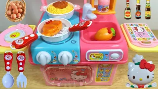 47 Minutes Satisfying with Unboxing Hello Kitty Mini Kitchen Set Cooking Game - Review Toys ASMR