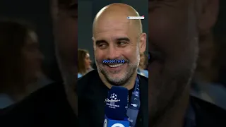 CONFIRMED: Pep is a fan of our UCL Today show! 😆