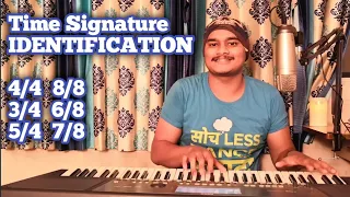 Piano Tutorial||Time Signature Easily Explained in हिंदी ||Beats Identification(Easy Music Theory)