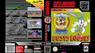 Tiny Toon Adventures: Buster Busts Loose! (Firstrun)| #SNES #TinyToon #ПРОХОЖДЕНИЕ #ИГРА #СТРИМ 1992