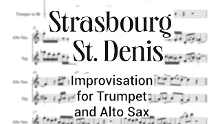 Strasbourg - St. Denis IMPROVISATION for TRUMPET and ALTO SAX (feat. D. Faustov)