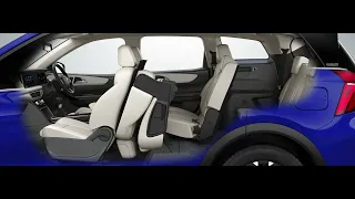 Second row seat tumbling third row seat Access in Mahindra XUV700