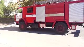 KamAZ-43253 engine 9 responding to call