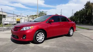 SOLD 2011 Toyota Corolla LE One Owner 76K Miles VVT-I Meticulous Motors Inc Florida For Sale