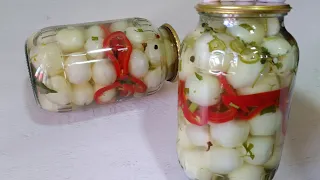 VERY DELICIOUS for less cost! Onion pickle. I can keep it for 12 months.