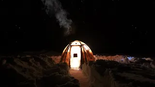 Winter Camping In Deep Snow: Hot Tent Camping