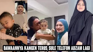 sule tengok adzam, natalie pakai busana syari cantik banget, sule dan natali saling dada