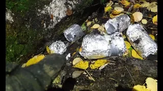 Kätkö löytyi kallion kolosta metallinpaljastimella