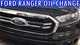 Ford Ranger Oil Change Procedure