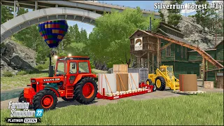 Forestry & Farming in Silverrun Forest Ep.17🔹Selling Carton & Paper Rolls by Using The Train🔹#FS22