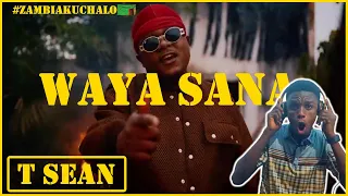 T SEAN ON THIS ONE 💯 T SEAN - WAYA SANA (Officail Video) #reaction #zambia #zambianmusic