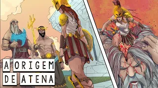 O Nascimento de Atena - A incrível Origem da Deusa - Mitologia Grega em Quadrinhos -Foca na História