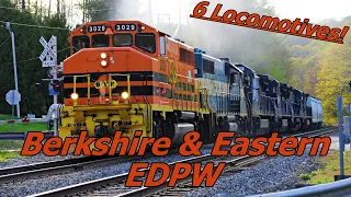 Berkshire & Eastern EDPW Chase with 6 Locomotives!
