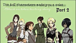 [AoT x YN] The AoT characters made you a cake // part 2