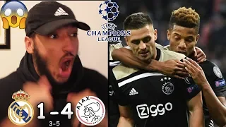 REAL MADRID 1-4 AJAX REACTION | 2018/19 Champions League Round of 16