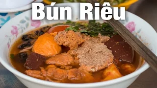 Bun Rieu - An Incredibly Delicious Bowl of Crab Noodles in Vietnam