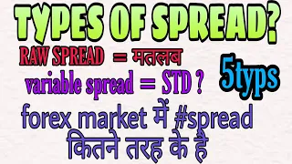 What is RAW Spread. The Difference Between RAW and STANDARD Spread. Types of Spread In Hindi