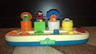 Sesame Street Pop-Up Toy | Oscar Elmo Ernie Cookie Monster Big Bird