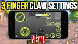 3 FINGER CLAW PUBG MOBILE 🔥☑️ BEST CLAW SETTINGS + Gameplay In 2023 Setup | 🤯( BGMI )