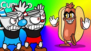 GIGANTYCZNY HOT-DOG VS WKUR.... PUZONIK | CUPHEAD