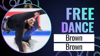 BROWN / BROWN (USA) | Ice Dance Free Dance | Skate Canada 2023 | #GPFigure