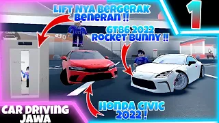 Game Ini Ada Mobil Yang Belum Launching !! dan Lift nya Bergerak !! | Roblox Car Driving jawa #1