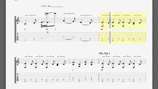 The four horseman lead guitar tab w/solos