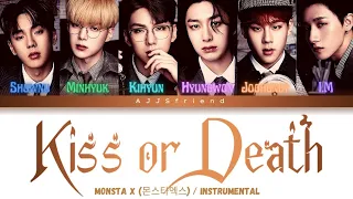 [Instrumental] MONSTA X (몬스타엑스) - "KISS OR DEATH" Lyrics [Color Coded_Han_Rom_Eng]