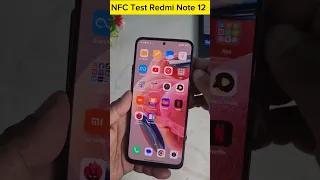 NFC Test Redmi Note 12