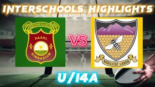 INTERSCHOOLS HIGHLIGHTS | Paarl Gim vs Outeniqua u/14A | 2023