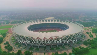 Delhi Stadium from high above - Jawaharlal Nehru Stadium