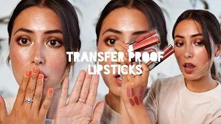 Best TRANSFER PROOF Lipsticks from the Drugstore!