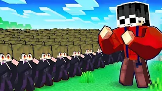 1,000 Kenji Army vs 1 Mutant JUNGKurt In Minecraft