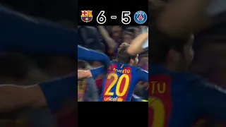 Barcelona VS PSG 2017 UCL 2nd leg ( Barcelona Comeback ) #football #shorts