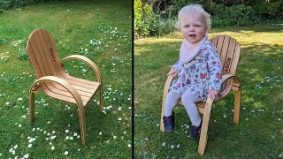 Woodworking - Steam bent lamination - My Granddaughter's chair