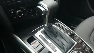 A4/A5/Q5 B8 Wymiana gałki/drążka zmiany biegów multitronic/Replacement of the multitronic shift/knob