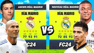 Nouveau Réal De Madrid vs Ancien Réal De Madrid ! (Mbappé, Vinicius ... vs Ronaldo, Zidane ...)