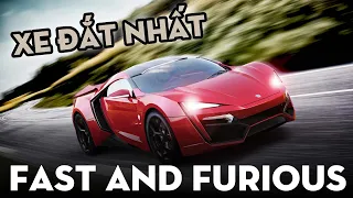 NHỮNG SIÊU XE ĐẮT ĐỎ NHẤT FAST AND FURIOUS | Fast Saga